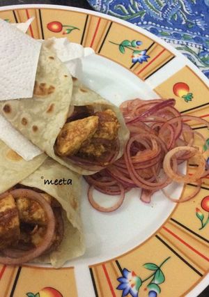A picture of Tawa Paneer wraps(Frankie).