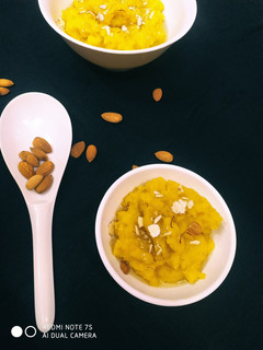 बादाम का हलवा(Badam ka halwa recipe in Hindi) रेसिपी मुख्य फोटो