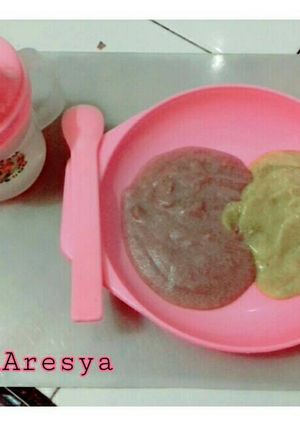 Foto resep Mpasi 7m+ : Menu 4* Beras Merah Jagung Ati Ayam Tempe Wortel