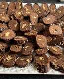 Lujoso fakkas de chocolate sin horno (galletas marroquís)