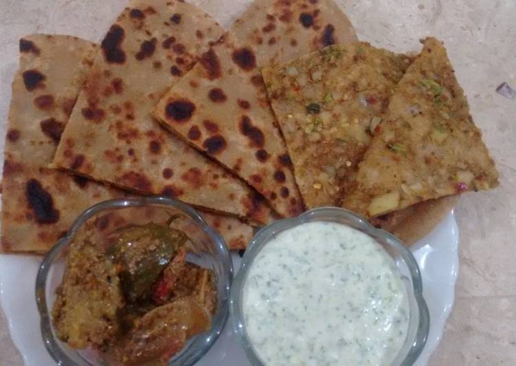 Recipe of Homemade Aloo ka paratha