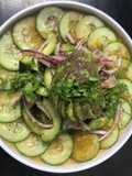 Aguachile tatemado de camarón
