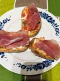 Loaded Bruschetta with Burrata and Culatello