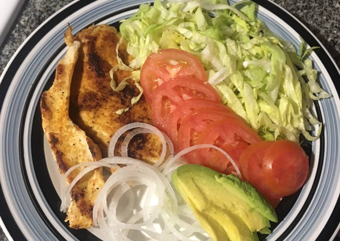 Filete de pollo a la plancha