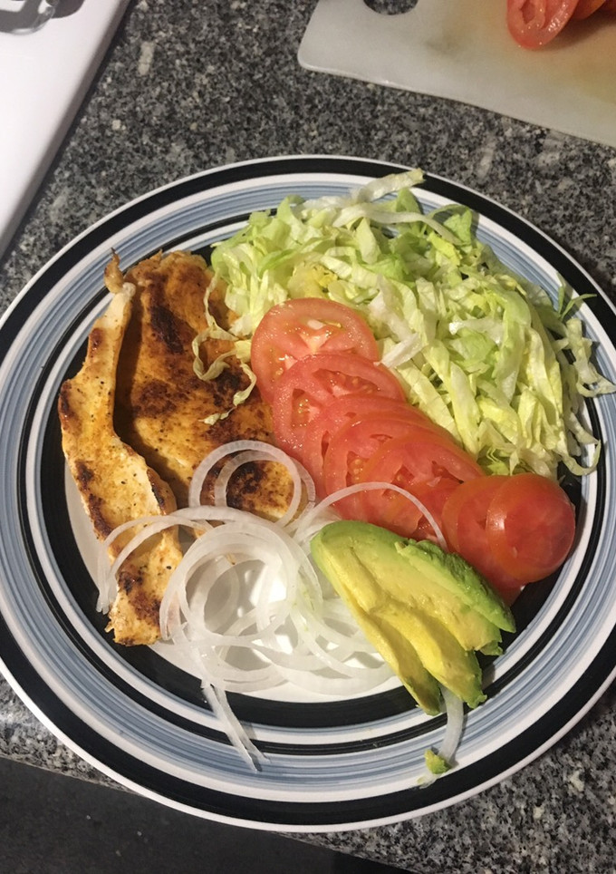 Una foto de Filete de pollo a la plancha