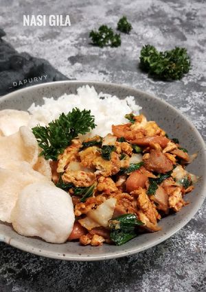 Foto resep NASI GILA bumbu dasar merah