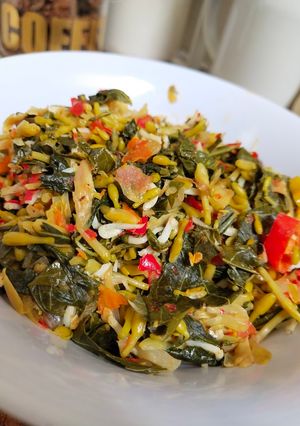 Foto resep Oseng bunga pepaya anti Pahit