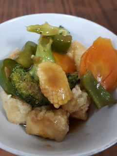 Foto resep Tahu garing tumis sayur