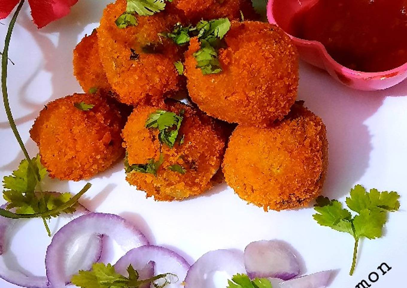 Crispy potato cheezy balls