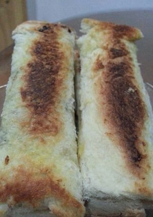 Foto resep Roti panggang pisang coklat