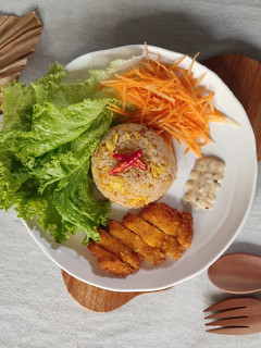 Foto resep Nasi goreng Ayam Katsu