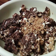 A picture of Granola s'mores.