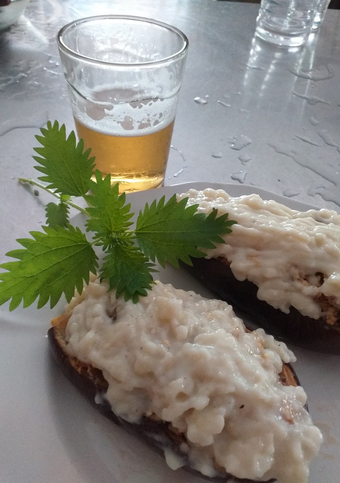 Una foto de Berenjenas rellenas con ricota