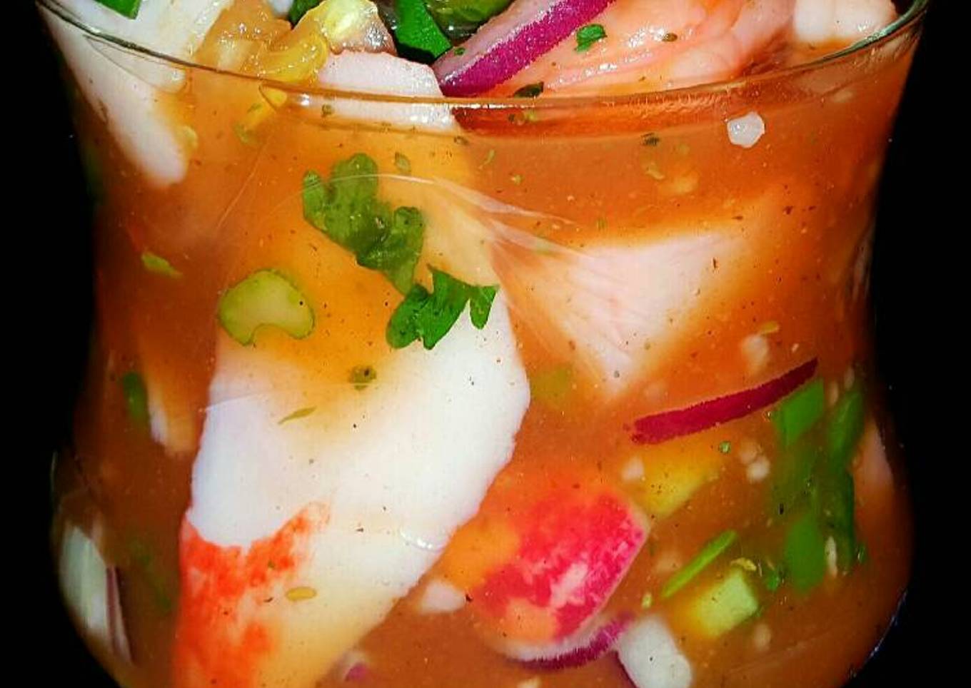 Recipe of Super Quick Homemade Mike's "50 Shades of HEY!" Ceviche