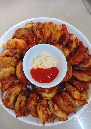 Hình của món Cà tím chiên phô mai.