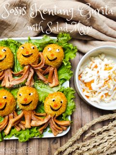 Foto resep Sosis Kentang Gurita with Salad mayo