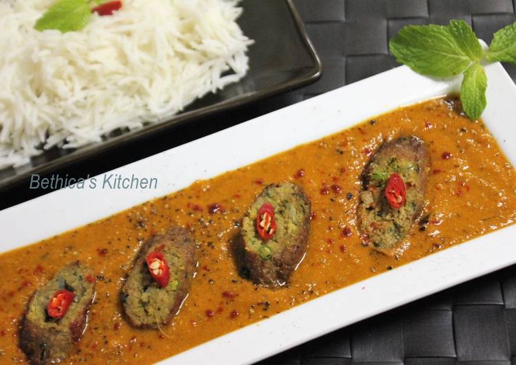 Simple Way to Prepare Ultimate Mutton Seekh Kebab in Tomato Gravy