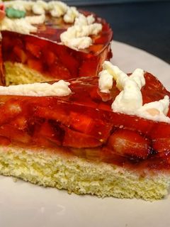 عکسی از دستور کیک ژله ای