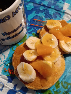 Una foto de Pancakes saludables