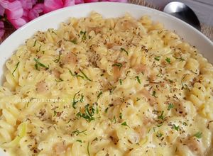 Foto resep Fusilli Saus Carbonara