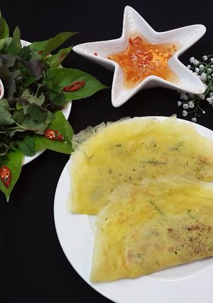 Hình của món Bánh Xèo miền Tây.