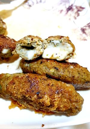 A picture of Chicken cheese seekh.
