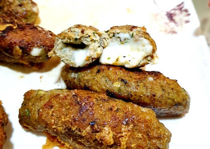 Chicken cheese 2025 seekh kabab