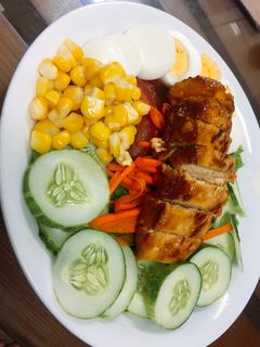 Hình của món Salad ức gà.