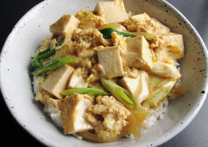 Tofu &amp; Egg Rice Bowl