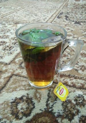 صورة لوصفة شاي بنعنع بنكهة الليموون