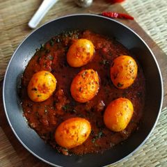 A picture of Dhaba Style Egg Masala.