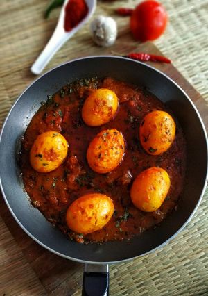 A picture of Dhaba Style Egg Masala.