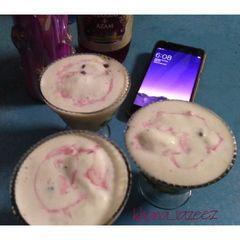 A picture of Ice-cream shake.