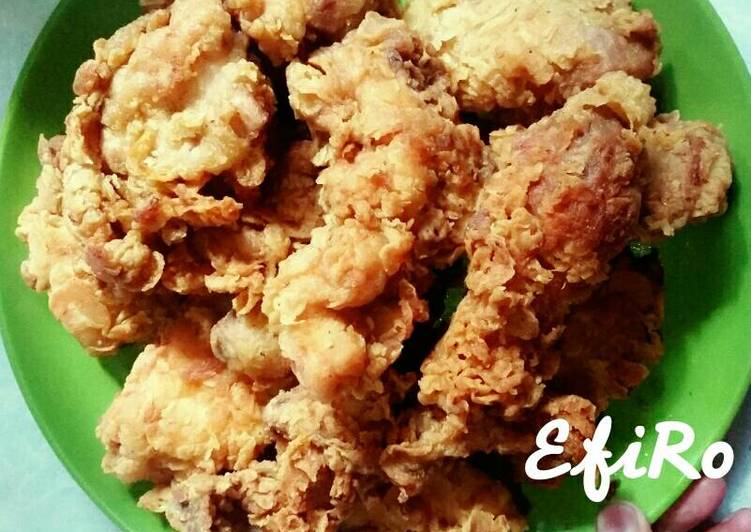 Resep Fried Chicken Super Pedas oleh Efi R - Cookpad