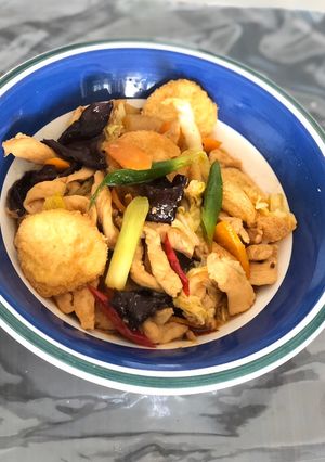 Foto resep Sapo Tahu ayam