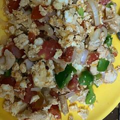 A picture of Egg bhurji.