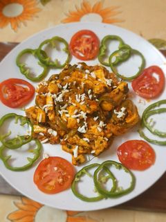 पनीर विद पेरी पेरी मसाला(Paneer with peri peri masala recipe in Hindi) रेसिपी मुख्य फोटो