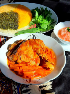 عکسی از دستور خورش هویج وآلوی تبریزی🥰