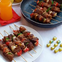 A picture of Ram kebab.