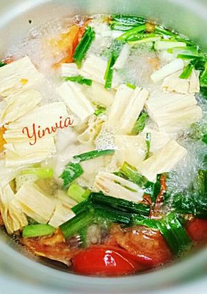 Foto resep Sup kulit tahu (tao ki theng)