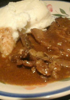 A picture of Brisket stew.