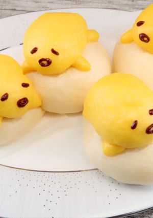 手工饅頭（蛋黃哥） 的食譜成品照片