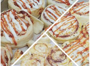 Foto resep Roti Gulung (Pizza roll, Cinamon roll, Beef Cheese roll)