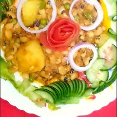 A picture of Patato Lobia peas ka salan.
