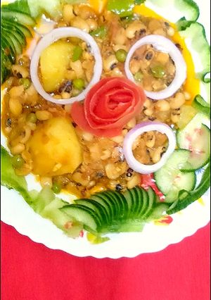 A picture of Patato Lobia peas ka salan.