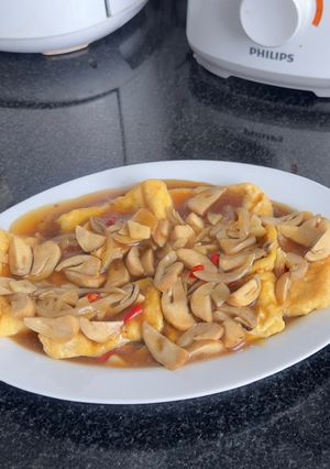 Foto resep Tahu sutra saus jamur