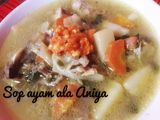 Sop Tulangan Ayam ala Aniya