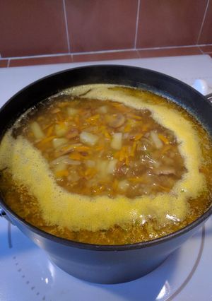A picture of Грибной суп.
