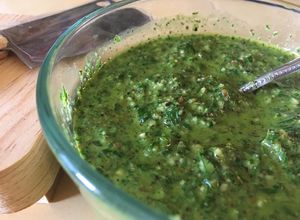 Una foto de Chimichurri casero