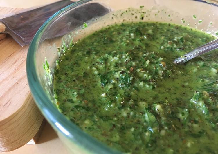 Chimichurri casero